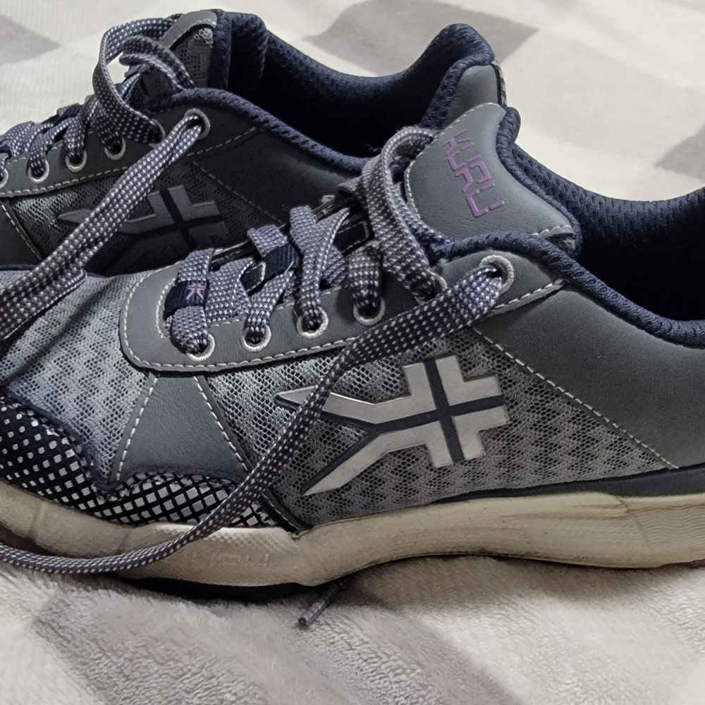 KURU Quantum Mesh womens gray and‎ lavender Size 7 Running Shoes - Picture 3 of 7